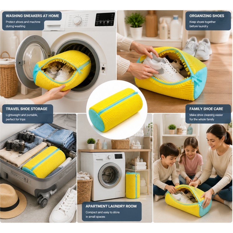 Shoe Washing Bag for Laundry Machine – Protective Mesh Organizer