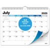 Dunwell 8.5x11" Wall Calendar 2025-2026, 18 Months, Use July 2025