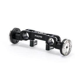 TILTA 15mm LWS Dual Rosette Adapter Compatible with 15mm LWS Rods with a 3/8″-16 Thread with a 1/4″-20 Reducer - Black TA-DRA-15-B