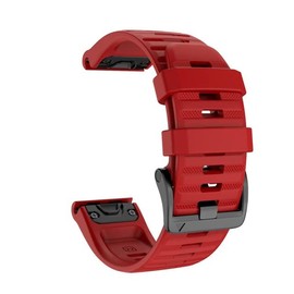 Fleshy Leaf 22mm Band Bracelet Strap Compatible for Garmin Fenix 7,Fenix 6,Fenix 6 Pro,Fenix 5,Fenix 5 Plus,Approach S60 S62,Forerunner 935 945,Quick Release Strap Wristband (Red)