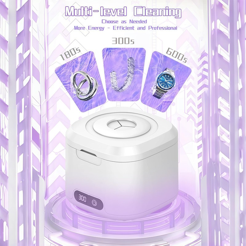 Doeean Ultrasonic Retainer Cleaner Machine Retainer Cleaner For Dentures 6
