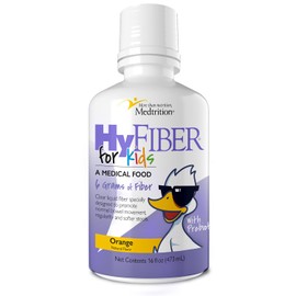 Medtrition HyFiber Liquid Fiber for Kids in Only One Tablespoon, Supports Regularity and Softer Stools, FOS Prebiotics for Gut Health, 6 Grams of Fiber, 32 Servings per Bottle