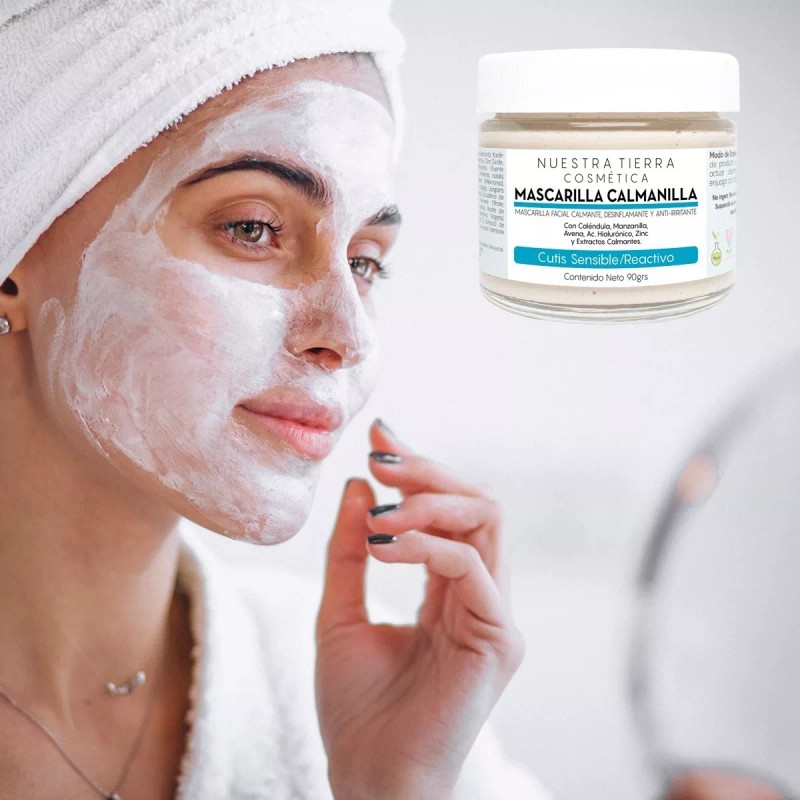 Nuestra Tierra Cosmética Mascarilla Calmante Cutis Sensible/reactivo Tipo De Piel
