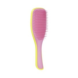 Tangle Teezer Ultimate Detangler Hair Brush Hyper Yellow Rosebud Brush for Dry & Wet Hair, Hair Brush without Pulling