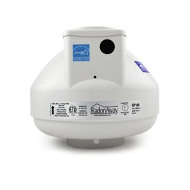 RadonAway 23029-1 RP140 Radon Mitigation Fan, 4",White