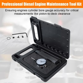 6434 Universal Sleeve Height and Counter Bore Gauge, High-Precision 0-1.00" Range & 0.001" Graduation 0.001'', Reading 0-100 for All Diesel Engines