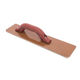 Marshalltown Resin Hand Float, 18 x 3-1/2 Inch, DuraSoft Handle, Laminated Canvas Resin, Concrete Tool, Easily Works Color Hardeners into Concrete, Square End, Concrete Tools, Made in USA, 4528D