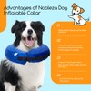 Nobleza Inflatable Dog Collar Dog Recovery Collar Inflatable Pet Protection