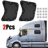 2Pcs For Semi-Truck Car Side Window Sun Shade Cover Shield