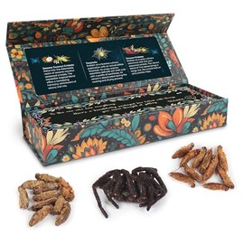 White Elephant Gifts For Adults - 0.78 Ounce Real Edible Flavored Insects For Humans, Funny Birthday Gifts, Weird Gifts (Tarantula & Assorted Bugs, Box of 3)