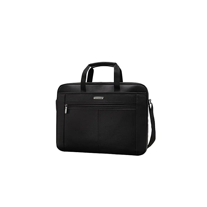 Samsonite® 15.4" Single Gusset Computer Case, Black/Gray