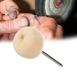 Sanding Disc, Pack of 10, 2.35 mm Woollen Polishing Disc, Pad, Sanding Tools, Polishing Tool for Mini Drill Sander, Wood