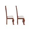 Wooden Dollhouse Dining Chairs, Set of 2, Accent Chairs for