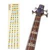 Bass Guitar Fingerboard,Bass Guitar Fretboard Note Map Decals/Stickers for Beginner
