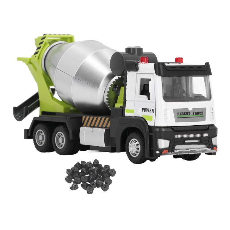 Cement Mixer Toy Truck 1:32 Alloy Pull Back Design Construction