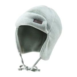 Sterntaler Aviator Hat with Ribbed Pattern - Subtle Striped, Stone Green