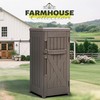 YITAHOME 60-Gallon Secure Package Delivery and Storage Box, Double-Wall Resin,