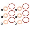 Fuel Injector Sealing Rings Kit 059 130 519 Rubber Metal