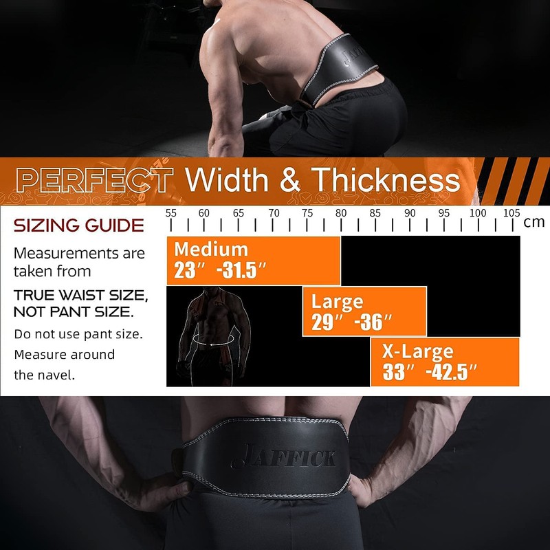 Genuine Leather Weight Lifting Belt for Men Gym Weight Belt