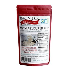 Mom's Place Best Gluten-Free Flour Blend (5lbs) - Vegan, Nut Free, Dairy Free & Soy Free