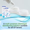 Menicon Unique pH Multi-Purpose Contact Solution + RGP Lens Case,