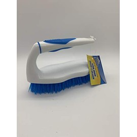 Scrub Buddies Iron Shape Multi-purpose Scrub Brush - Blue Iron Handle - Floor Brush