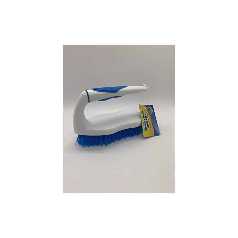 Scrub Buddies Iron Shape Multi-purpose Scrub Brush - Blue Iron