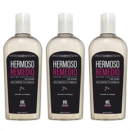 Shampoo Anticaída Mujer 250 ml x 3 | Crecimiento Acelerado 7 en 1 – Fortalece, Engrosa & Regenera – Sin Sulfatos ni Parabenos - Sin Sal – Con Biotina,