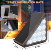 AUDLES 8 Pack Solar Stair Lights, Outdoor Step Lights with