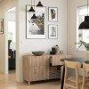 IKEA Qty 1 Brand New IKEA LAPPVIKEN Gray Walnut Effect