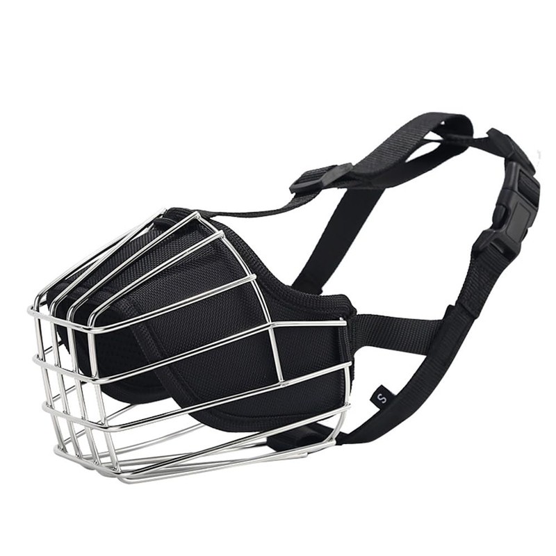 Dog Muzzle Metal Basket for Golden Retriever, Pit Bull Terrier,