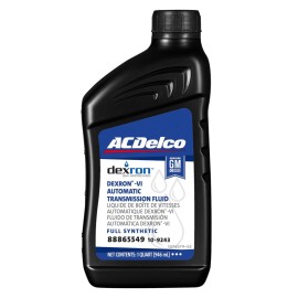 ACDelco 10-9243 (88865549) Dexron VI Full Synthetic ATF, 1 qt (Pack of 2)