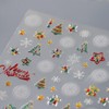 Christmas Nail Art Stickers Snowflake Nail Decals 5D Embossed Self