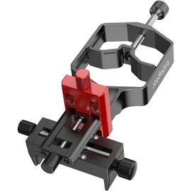 tridaptor - Universal Digiscoping Adapter | High-Precision Phone to Telescope 3-Axis Metal Holder Mount for Spotting Scope Monocular Microscope|Fits 2.4" Eyepiece Max&Most Cell Phone Camera