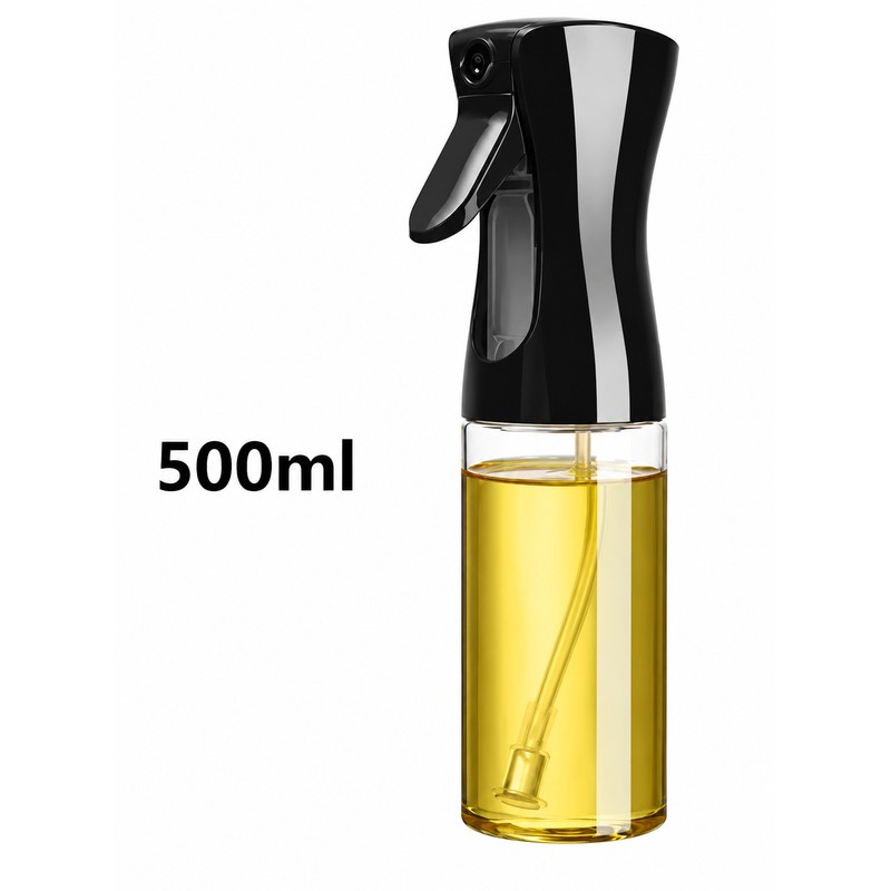 Oil Spray Bottle for Cooking – Refillable Plastic Oil Sprayer