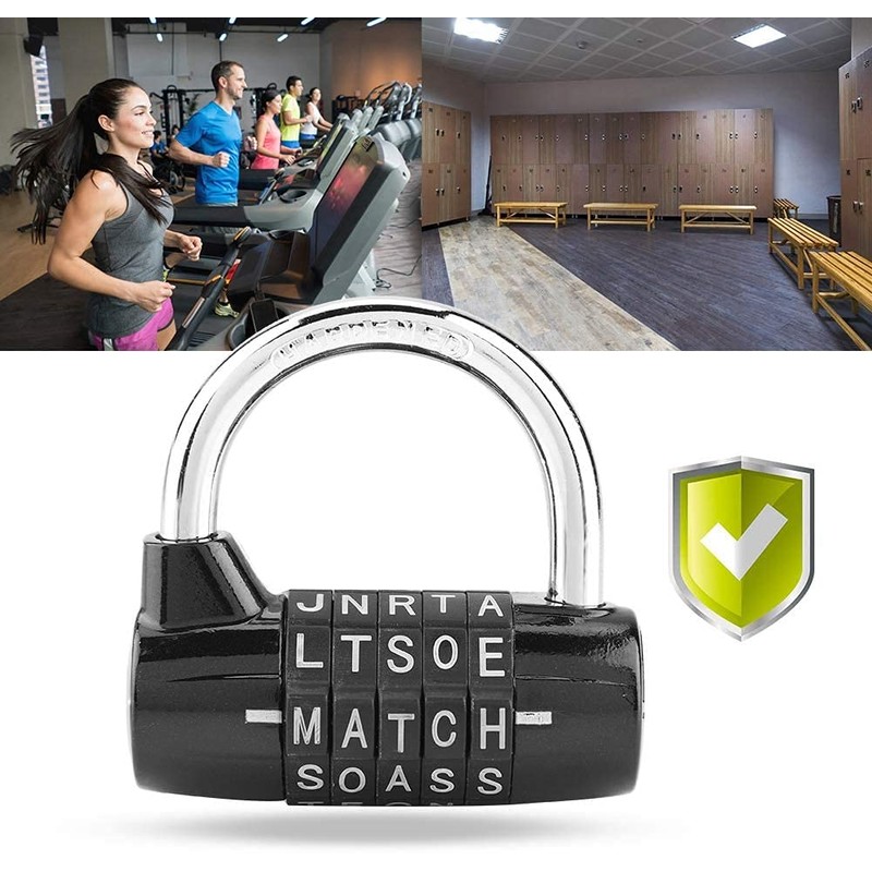 Shiwaki Secure Password Padlock, 5-Digit Combination Lock, Security Padlock for