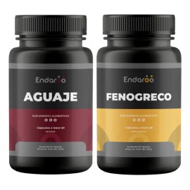 Aguaje Y Fenogreco - 60 Capsulas Por Frasco - 100% Natural Sabor Sin Sabor