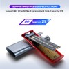 M.2 NVME SSD Enclosure 10Gbps High Speed Transmission PCIe NVMe