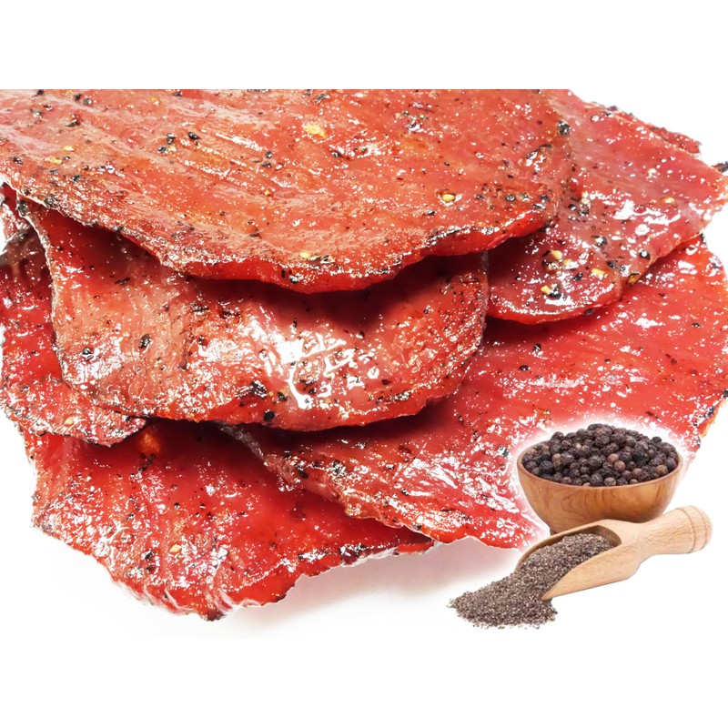 VP#8 Beef Jerky 12 oz (Original Flavor Beef 4oz, Spicy