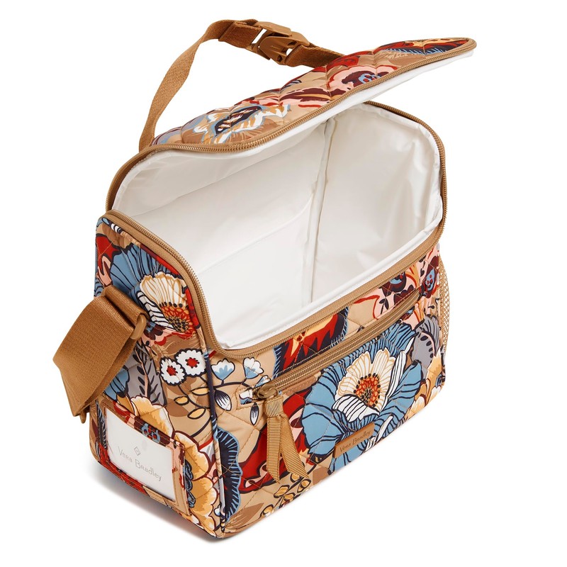 Performance Twill Crossbody Lunch Tote, Botanical Beauty, One Size