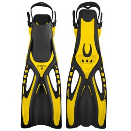XS Scuba Propel Fins - Yellow, 9-13
