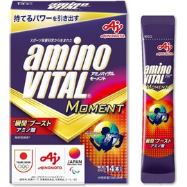味の素 アミノバイタル MOMENT 梅味 14本入｜アスパラギン酸3100mg配合 アミノ酸サプリ