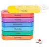 Tiardey 7 Day Pill Box 4 Times a Day,Weekly Medication