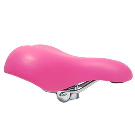 Bicycle Saddle City Trekking Bike Lady Seat DDK Beach Cruiser Pink with Clamp Girls Youth Saddle