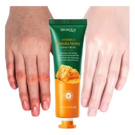 Crema Extracto De Miel Bioaqua Aclara Regenera Antiedad Mano