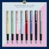 Waterman Graduate Chrome Fountain Pen, Fine Nib, Blue Ink