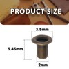 Litoexpe 1.5MM Tiny Grommets Eyelets 200 Pcs, Self Backing Eyelets