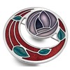 Mackintosh Rose & Coils Brooch NEW 2018 (Red)