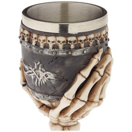Puckator Skeleton Arm Goblet SK120, Metal, Multi, 7 Count (Pack of 1)