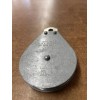 Block 3” Fixed Eye Pulley, for 3/16 & 1/4” cable